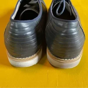 Clarks | Shoes | Clarks Gambeson Style Navy Leather Size 3  display picture 1
